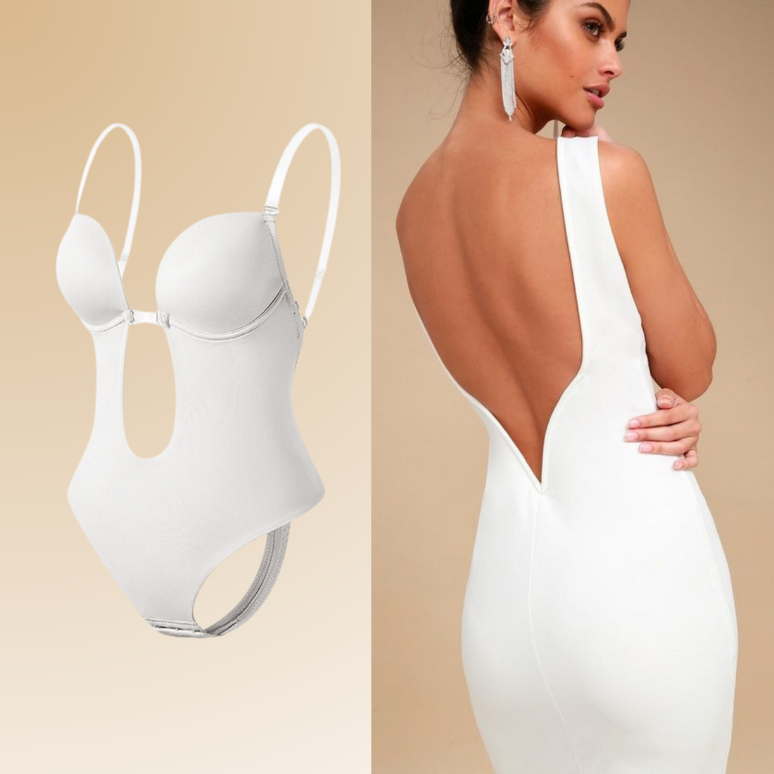 Backless Body Bra | Nooit meer zichtbare BH bandjes