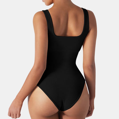 Ribbed Tank Cheeky Shapewear Bodysuit