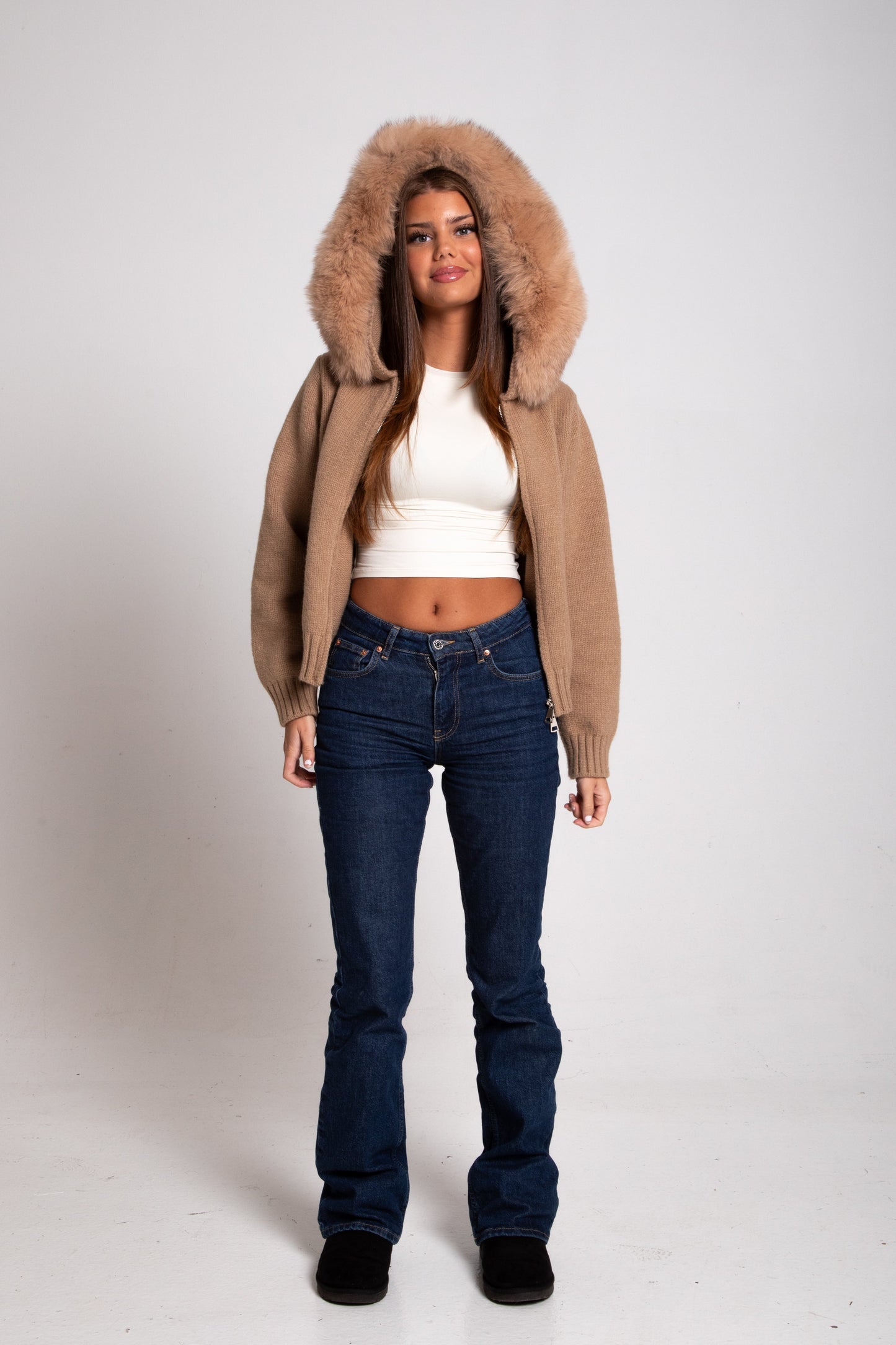 Olivia | Knitted Fur Jack