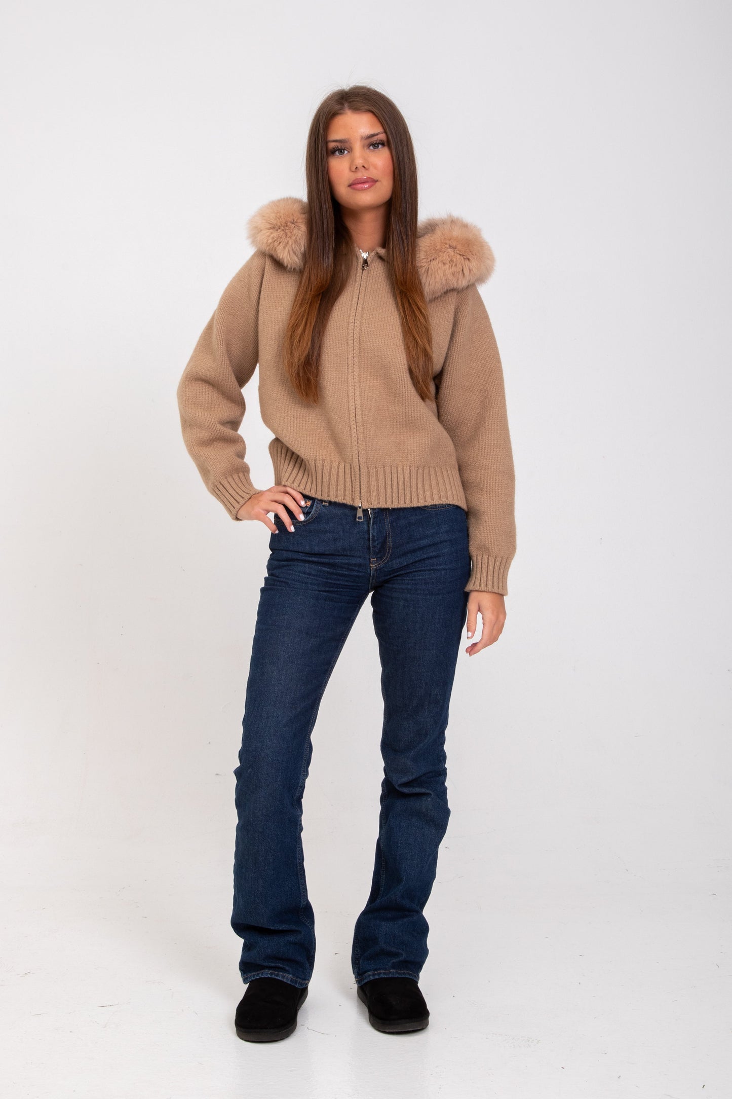 Olivia | Knitted Fur Jack