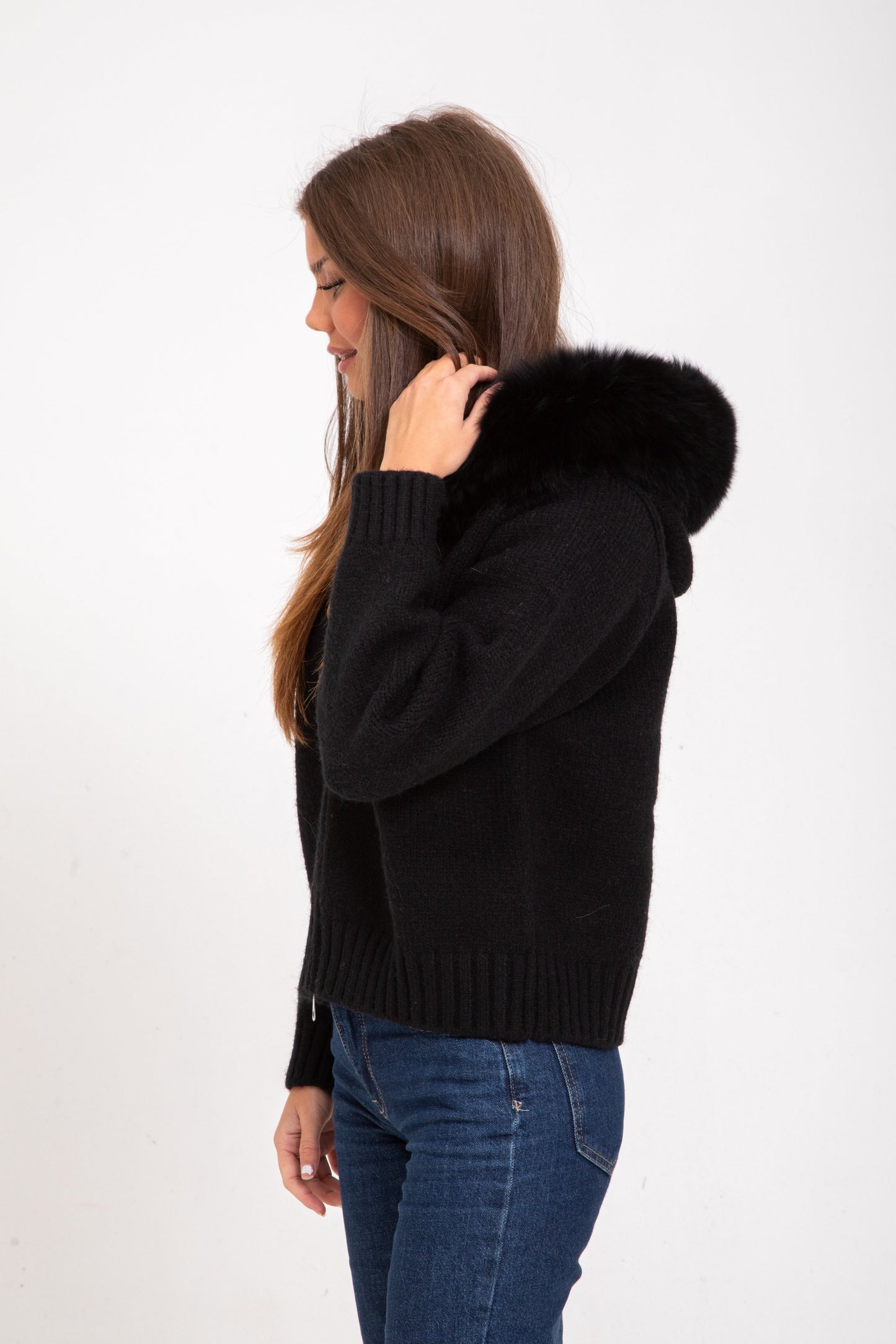 Olivia | Knitted Fur Jack