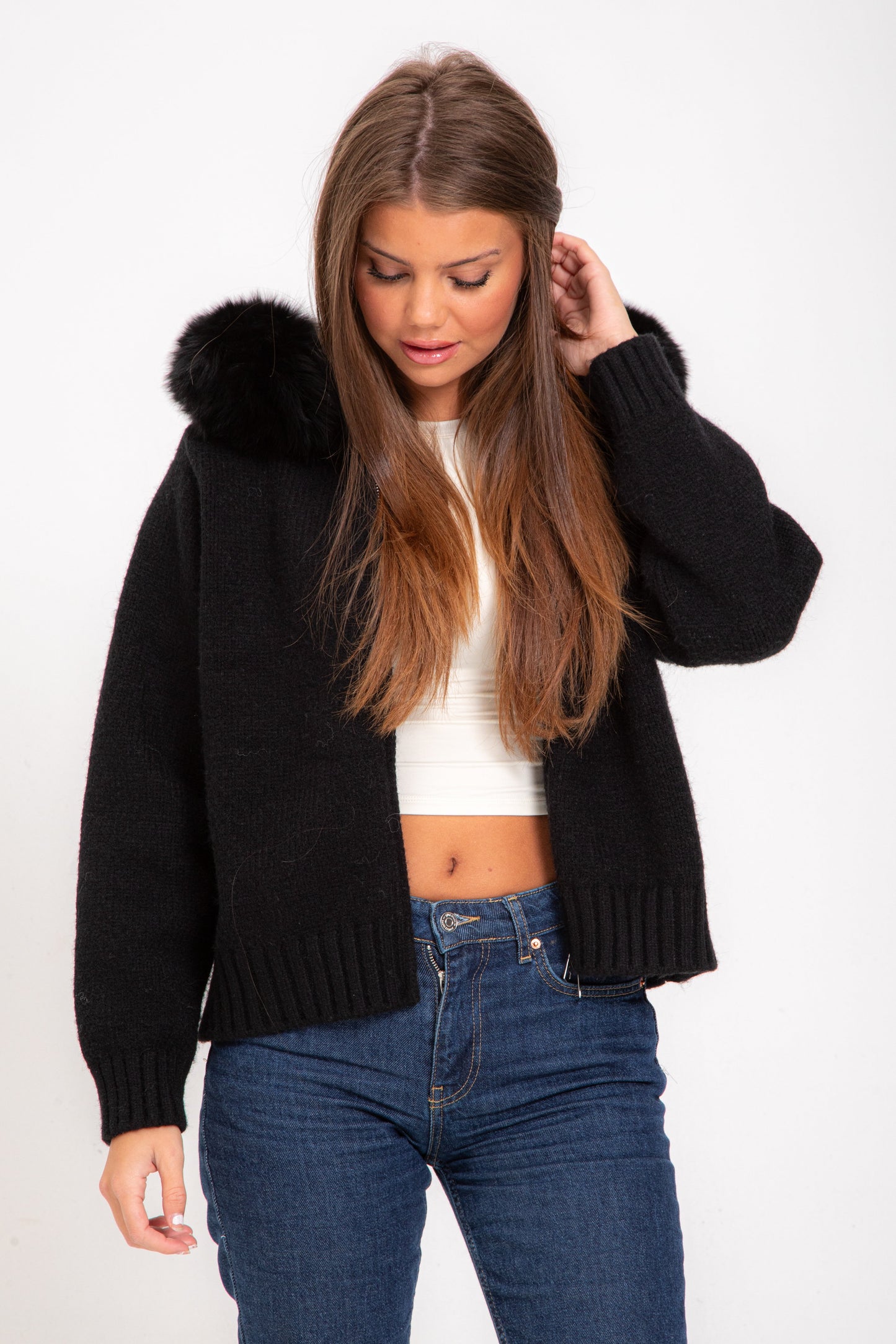 Olivia | Knitted Fur Jack