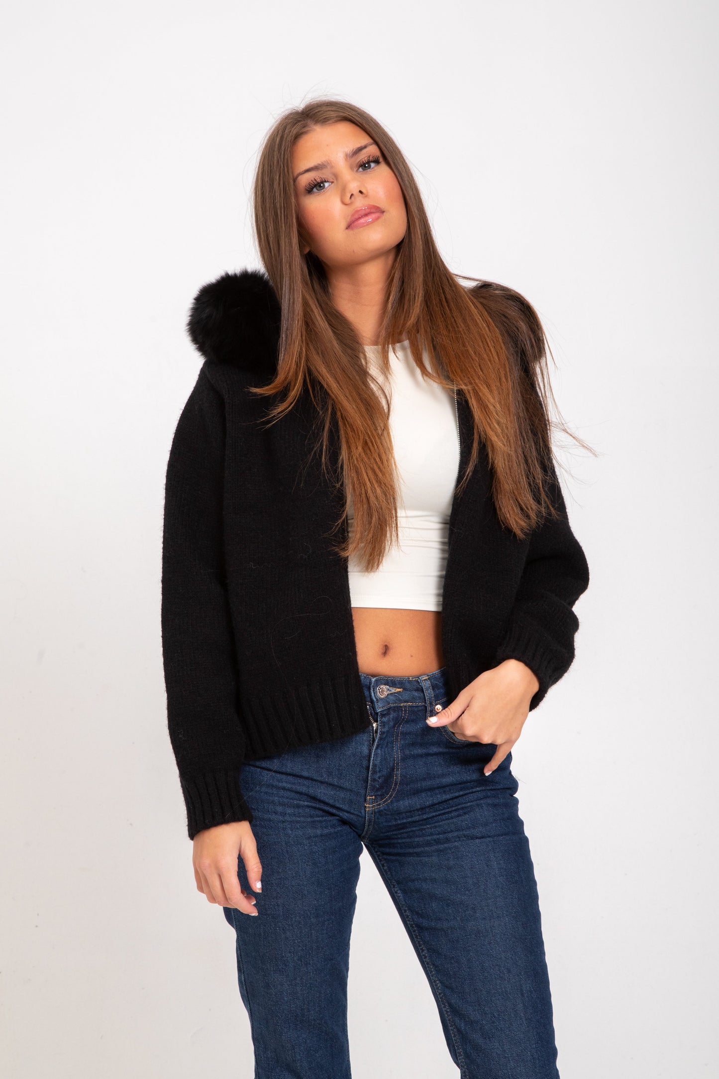 Olivia | Knitted Fur Jack