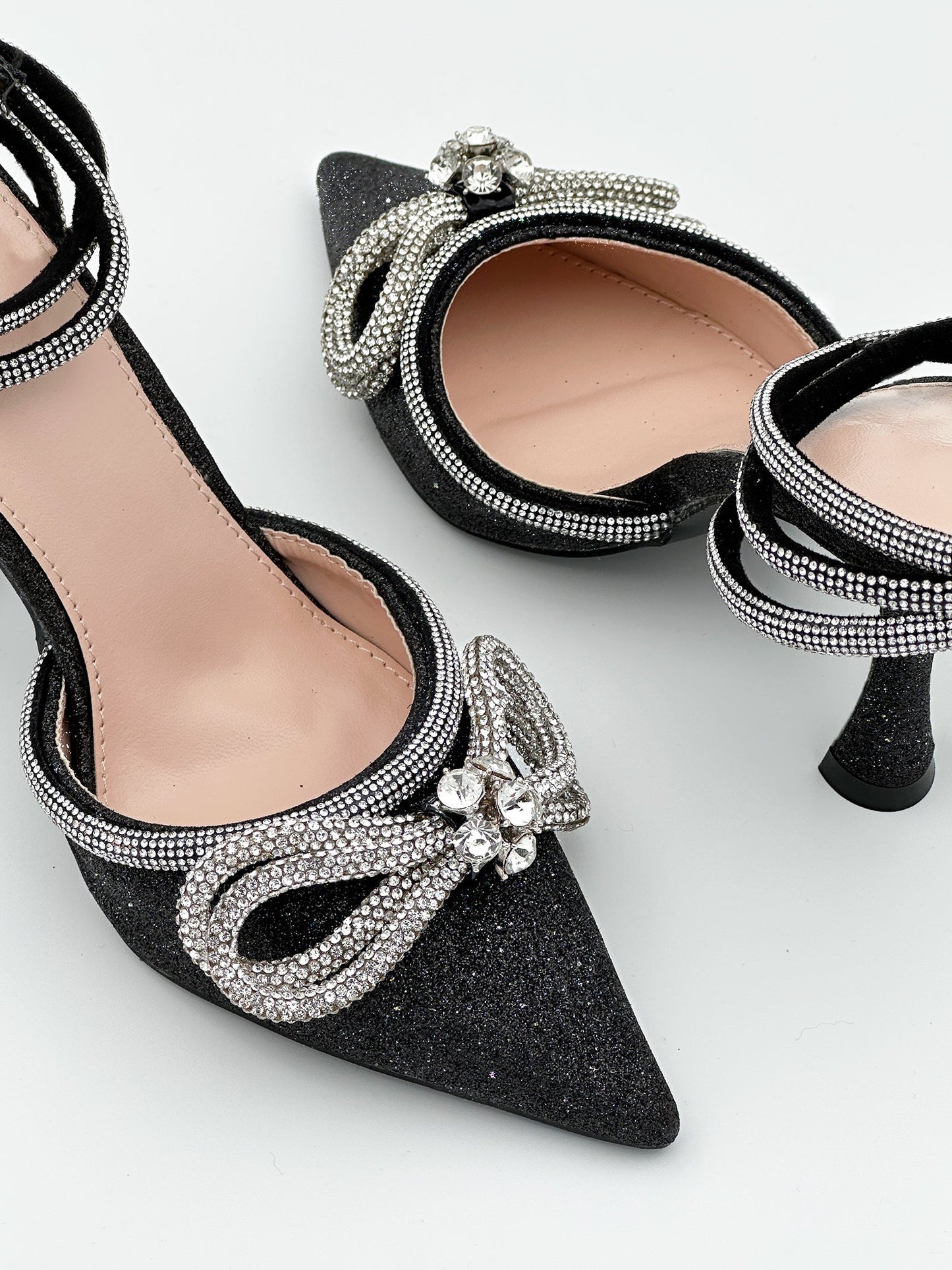 Belle | Diamond Bow Heels