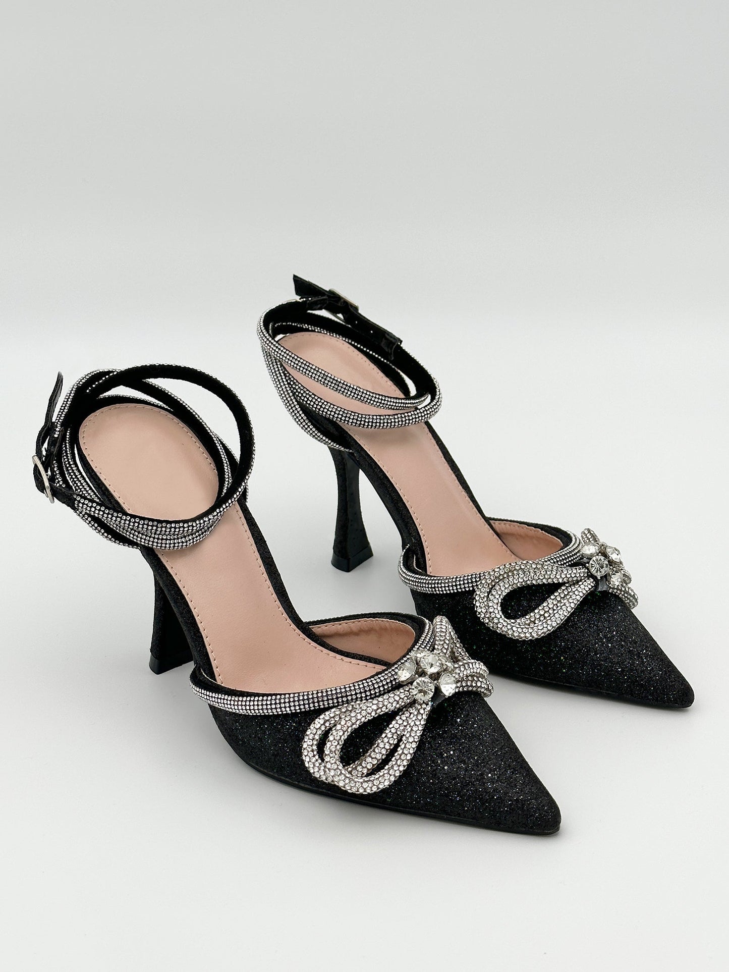 Belle | Diamond Bow Heels