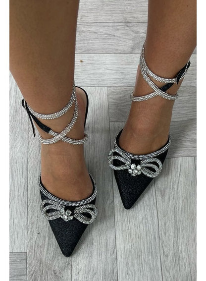 Belle | Diamond Bow Heels