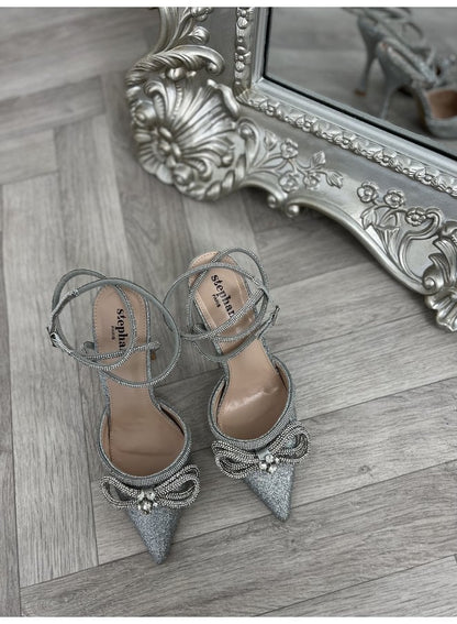 Belle | Diamond Bow Heels