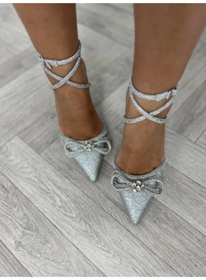 Belle | Diamond Bow Heels