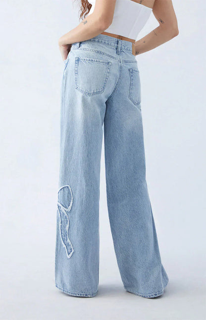 Stormi™ - Baggy Jeans Met Strik