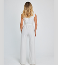 chique witte jumpsuit